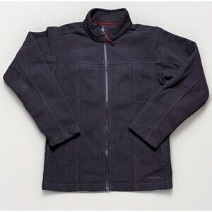 Patagonia Womens Synchilla Fleece Jacket Brown Full Zip Ribbed Size Small Knit